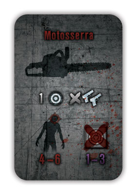 Contágio weapon card: Chainsaw