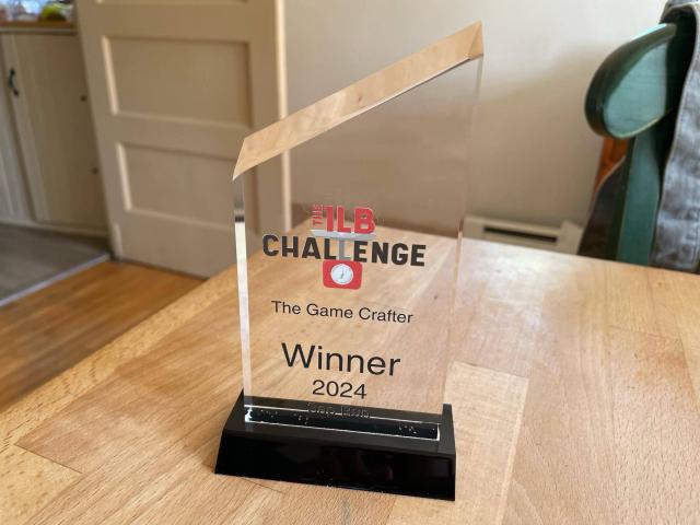 The Game Crafter - Board Game Design Contest - 1 Pound Challenge Trophy