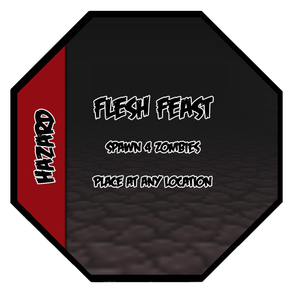 Flesh Feast - Hazard Tile | Board Game Designers Forum