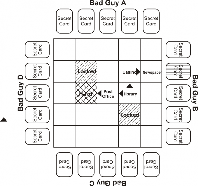 Maze grid for investigation step 4