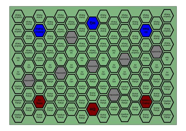 Point Blank Range (concept) game board