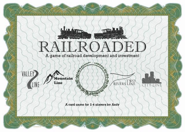 Railroaded  - a light trains and stocks game