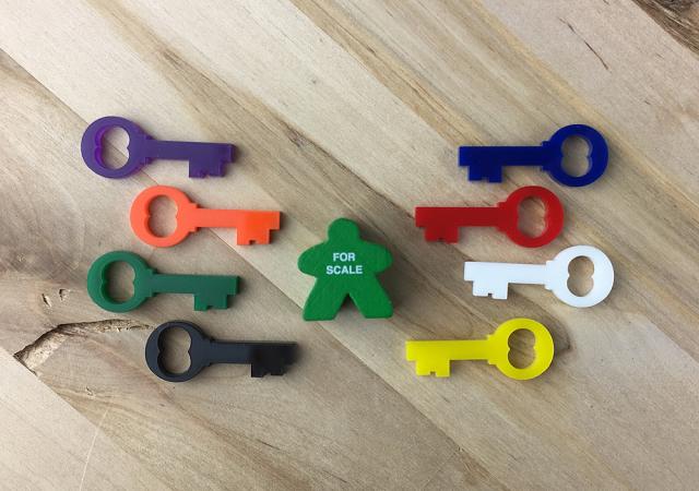 The Game Crafter - Board Game Pieces - Padlock Keys