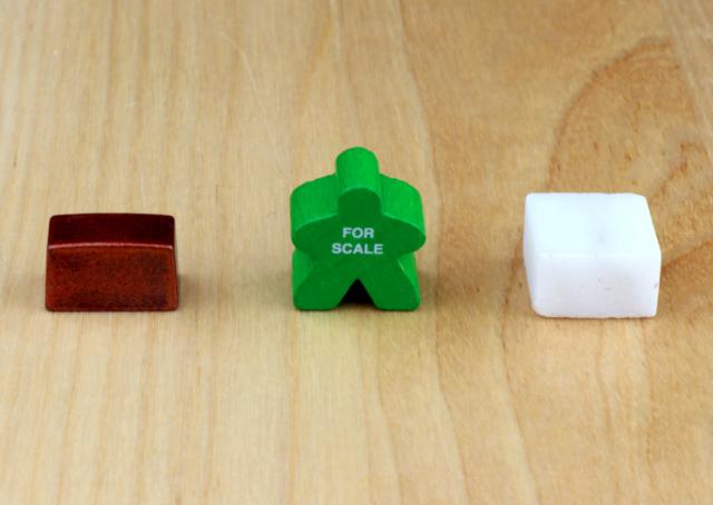 The Game Crafter - Board Game Pieces - Premium Copper Ingot and Premium Marble